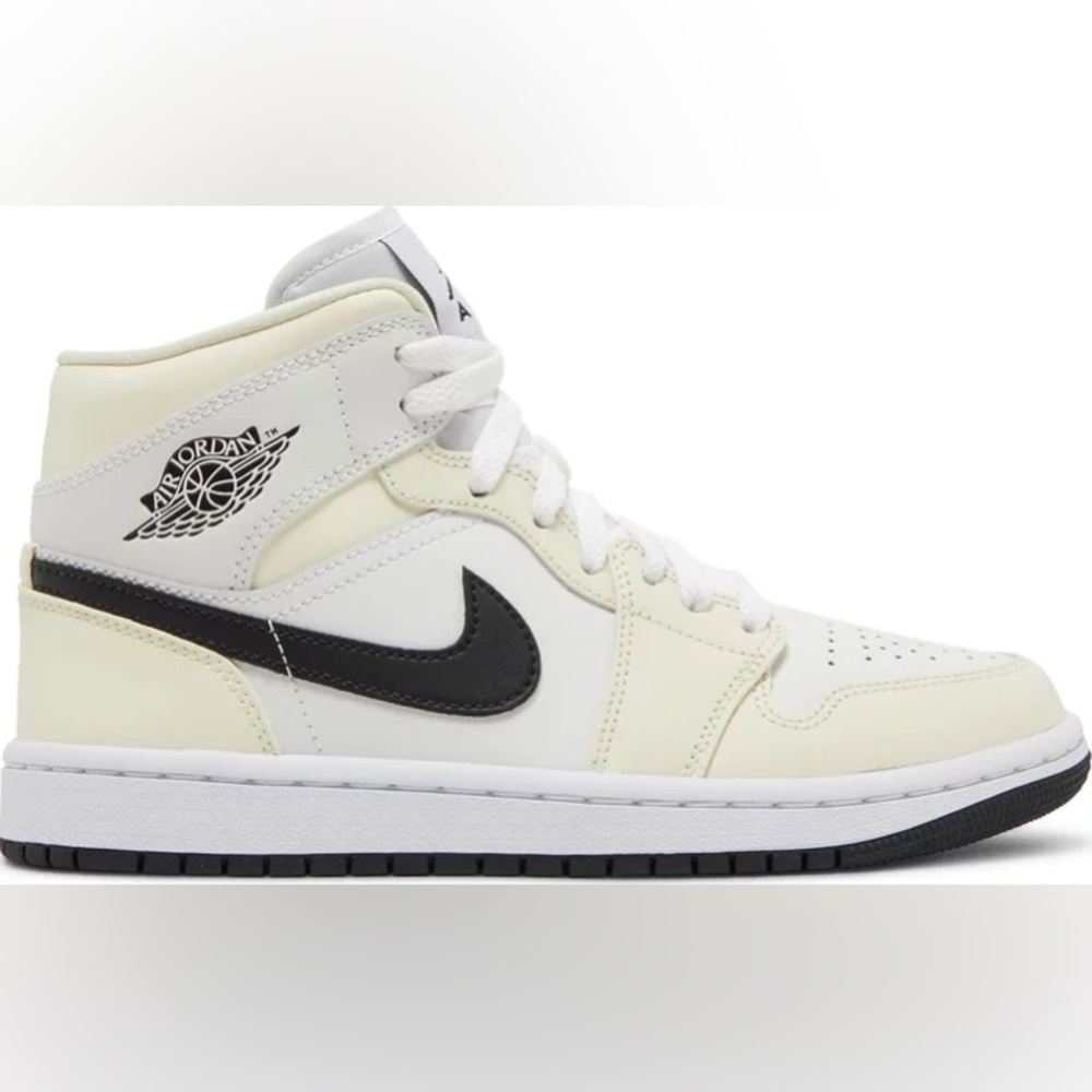 Jordan 1 Mid 'Coconut Milk' Size (3.5 Youth or 5 Women’s)- BQ6472-121